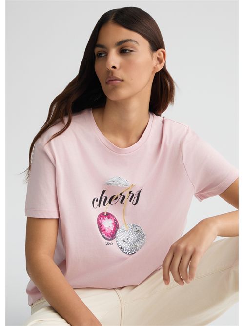 t-shirt donna rosa LIU JO | WA5343JS923/M9517